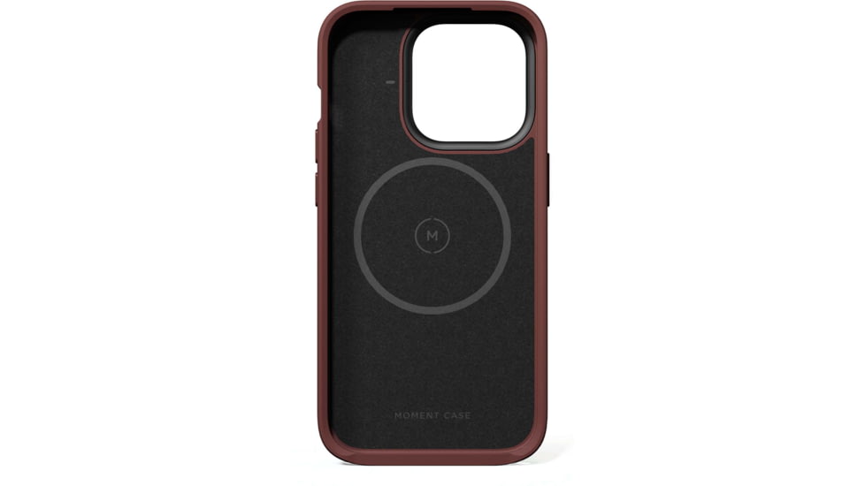 Moment Moment Case for iPhone 15 Pro Compatible with MagSafe, Red Clay, 310-226