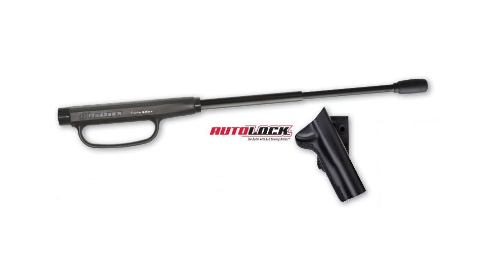 Monadnock 9755 RH Autolock Defender Baton Kit w/ 22in Baton and Holder, Black Chrome, Defender Guard and Power Safety Tip 1155840