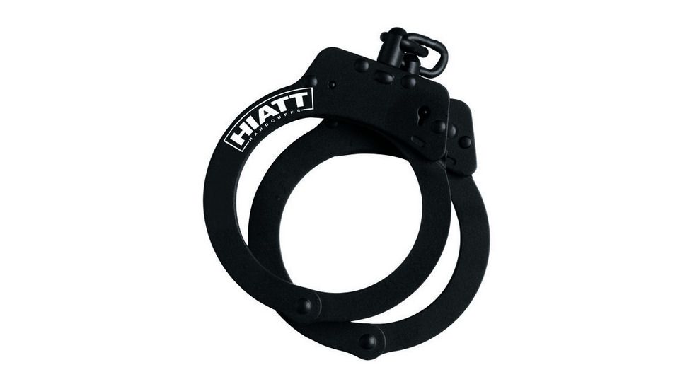 Monadnock Cuff Oversized Steel Chain Handcuffs Black - 2005-H
