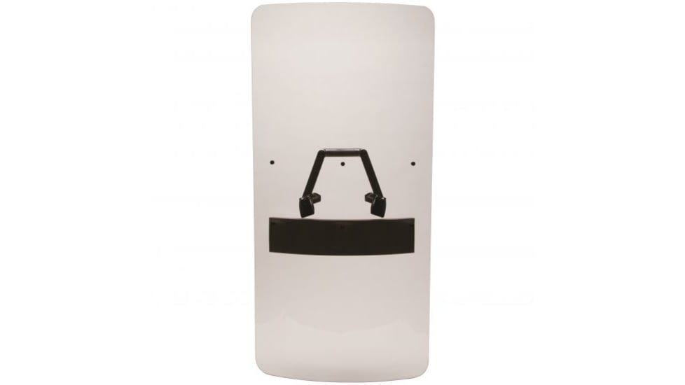 Peacekeeper I Clear Riot Shield w/ Ambidextrous Triangle Handle, 20 X 36