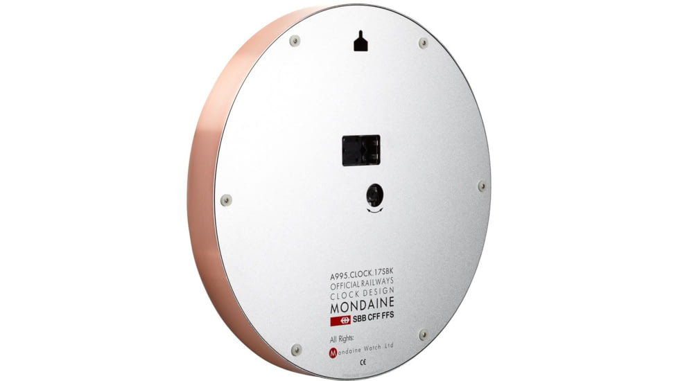 Mondaine Wall Kitchen Clock, Cooper, 40cm, A995.CLOCK.17SBK