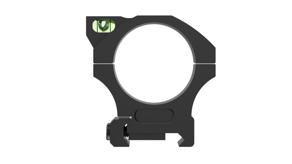Monstrum 30mm Precision Picatinny V2 Scope Rings w/Level Bubble, 1 in, Black, SR-3XLB-P100