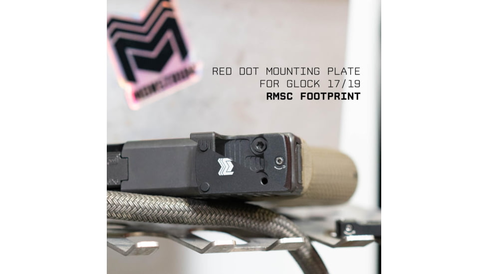 Monstrum Dovetail Red Dot Mounting Plate for Glock Pistols