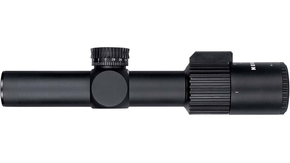 Monstrum Alpha Series 1-6x24 First Focal Plane FFP Rifle Scope with MOA Reticle, Black, GA1624-BLK