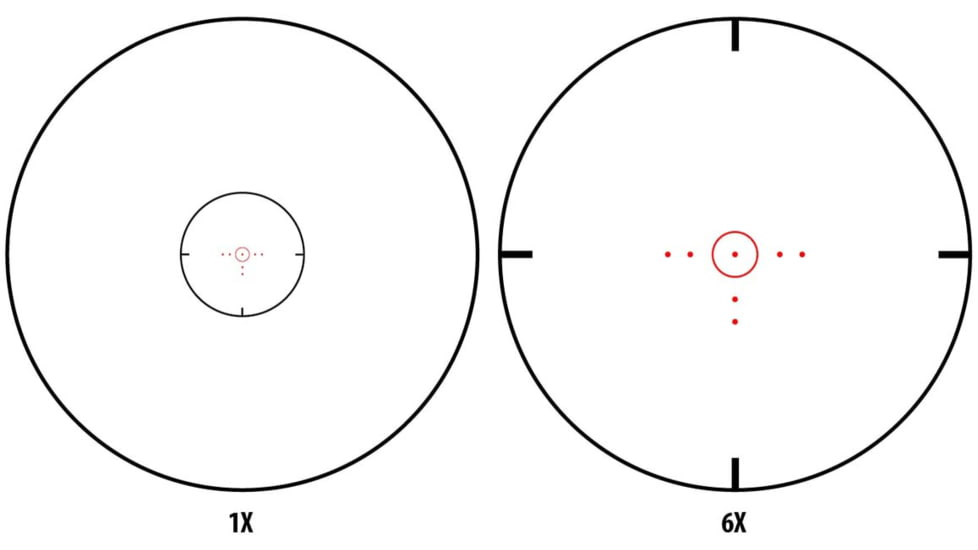Monstrum Alpha Series 1-6x24 First Focal Plane FFP Rifle Scope with MOA Reticle, Flat Dark Earth, GA1624-FDE