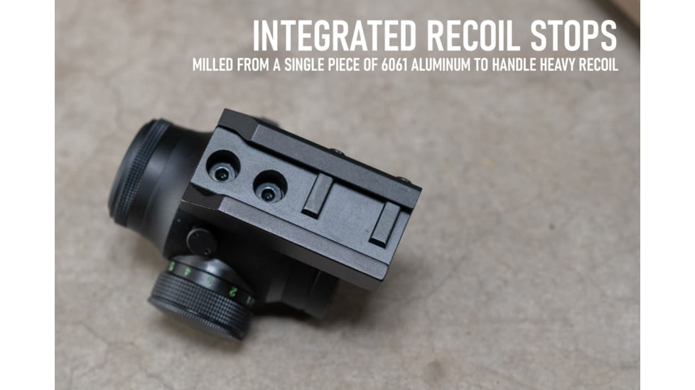 Monstrum Blackbird 1x20mm Prism Scope, Black, PB120-B