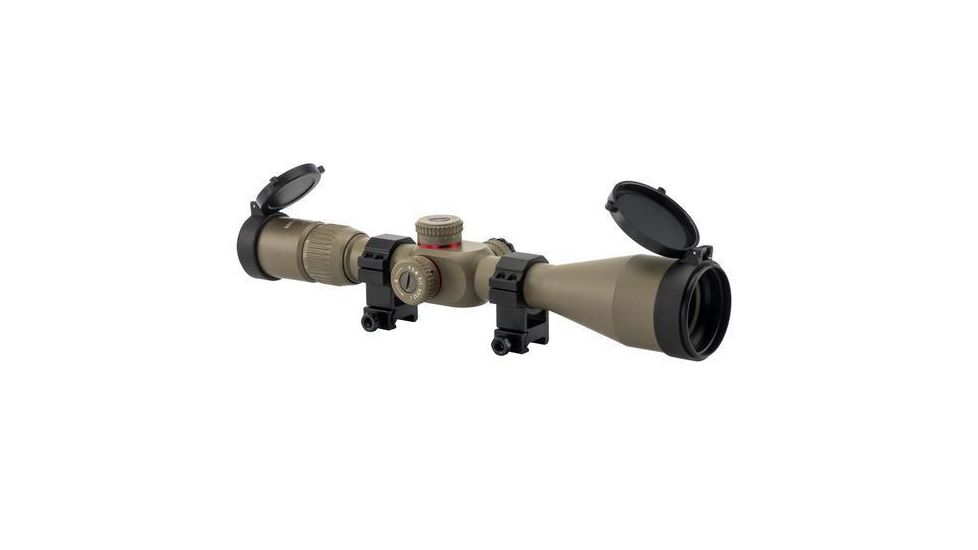 Monstrum G2 4-16x50mm Rifle Scope, 30mm Tube, FFP, Illuminated Mildot Reticle, Adjustable Objective, Flat Dark Earth G2-TFFPS41650-M