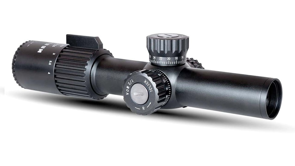 Monstrum G3 1-4x24 FFP Rifle Scope, Illuminated BDC Reticle, Black, G3F1424-BLK
