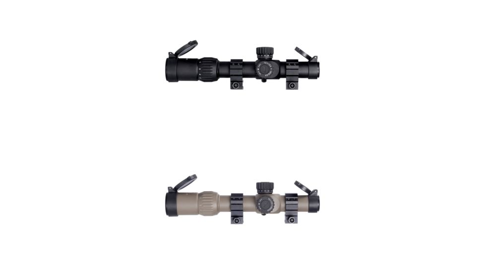 Monstrum G3 1-6x24mm Rifle Scope, Black, Flat Dark Earth