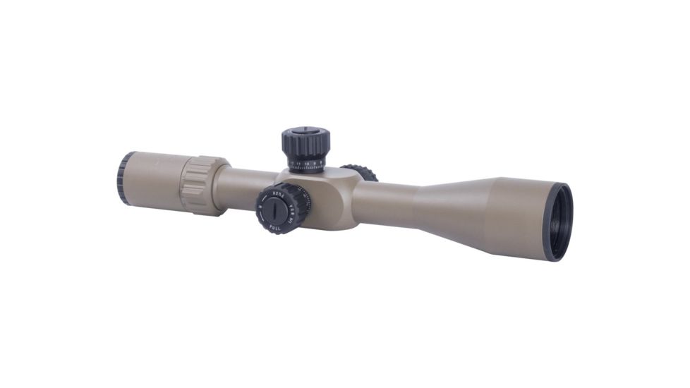 Monstrum G3 4-14x44mm Rifle Scope, 30mm Tube, FFP, Illuminated MOA Reticle, Adjustable Objective, Flat Dark Earth G3-FFPS41444-R-FDE