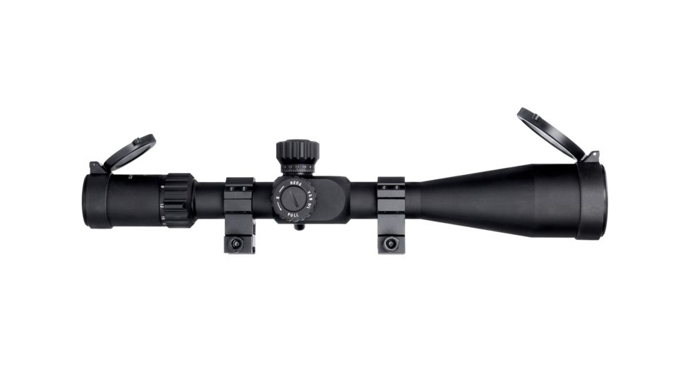 Monstrum G3 6-24x50mm Rifle Scope, 30mm Tube, FFP, Illuminated MOA Reticle, Adjustable Objective, Black G3F62450-BLK