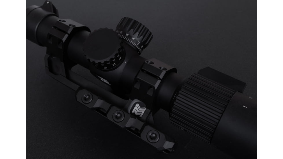 Monstrum G3 FFP LPVO Rifle Scope, 1-3x24mm, 30mm Tube, First Focal Plane, Illuminated FFP X1 Reticle, MIL-STD 8625 Type III Hard-Anodized, Black, G3F1324-BLK