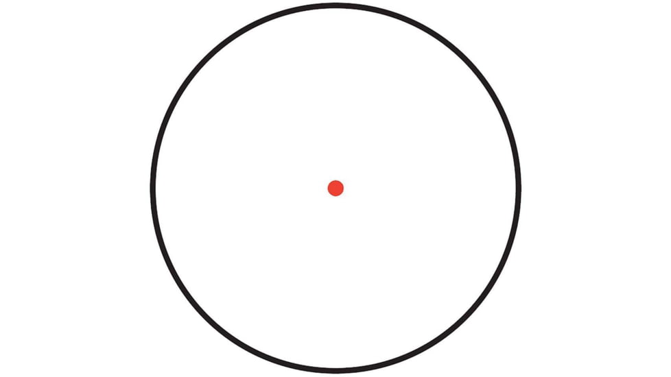 Monstrum Ghost 1x20mm Red Dot Sight, 2 MOA Dot Reticle, Type III Hardcoat Anodized, Black, RDT20B