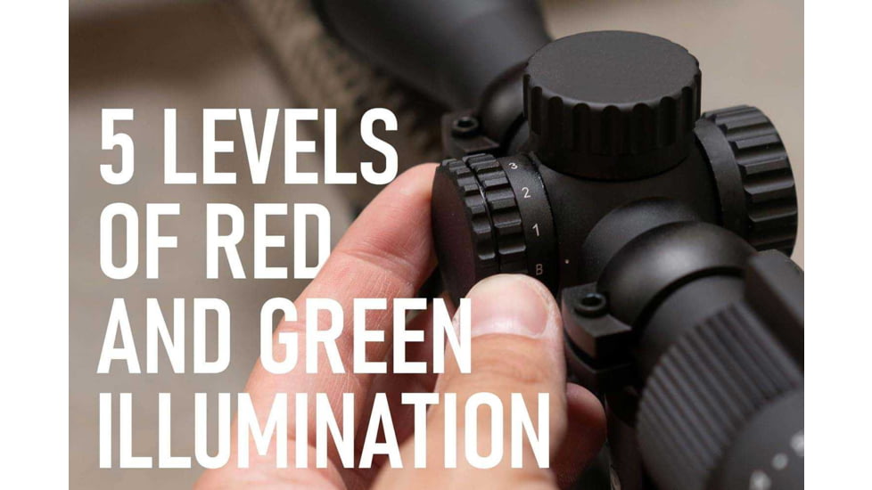 Monstrum Guardian 3-9x40mm 1in Tube Rifle Scope, Second Focal Plane, Crosshair Reticle, Black, SG3940-B