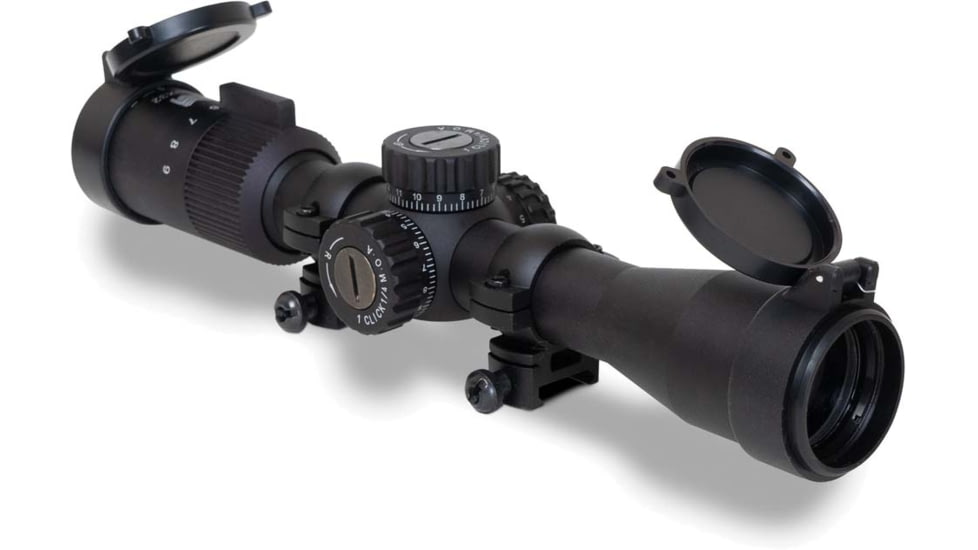 Monstrum Guardian Tactical Rifle Scope, 3-9x32mm, 1 inch Tube, Second Focal Plane, MOA Reticle, Black, SG3932