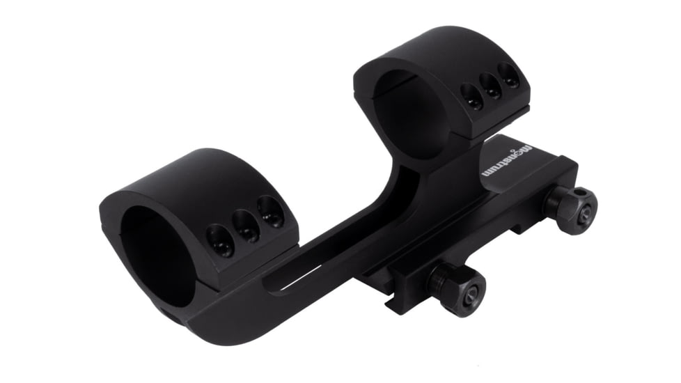 Monstrum H-Series Cantilever Lightweight Offset Picatinny Scope Mount, 1 in, Black, MH253-B