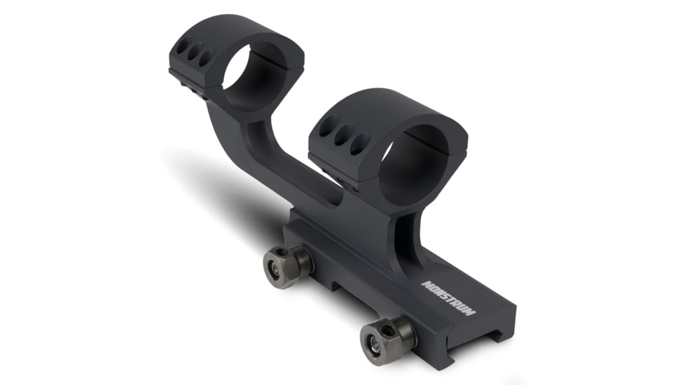 Open Box, Dealer Demo, Monstrum H-Series Cantilever Lightweight Offset Picatinny Scope Mount, 1 in, Black, MH253-B