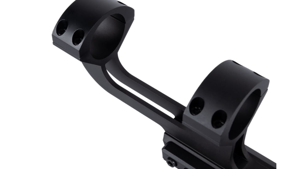 Monstrum H-Series Hollow Frame Offset Cantilever Picatinny Scope Mount, 1in, Black, MH250-B