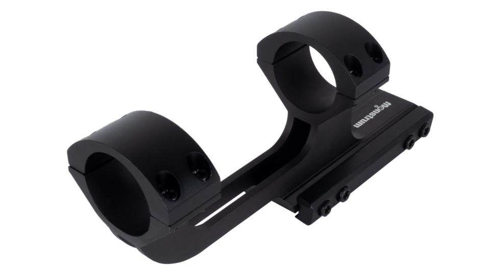 Monstrum H-Series Hollow Frame Offset Cantilever Picatinny Scope Mount, 1in, Black, MH250-B