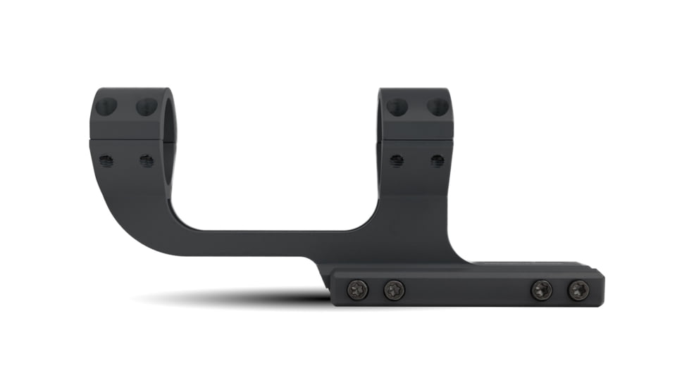 Monstrum H-Series Hollow Frame Offset Cantilever Picatinny Scope Mount, 1in, Black, MH250-B