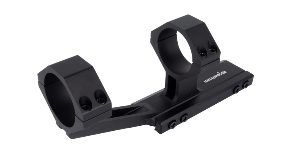 Monstrum H-Series V2 Hollow Frame Offset Cantilever Picatinny Scope Mount, 1in, Black, MH255-B