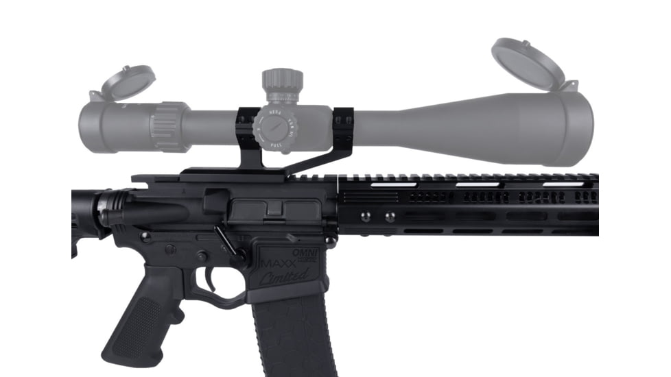 Monstrum H-Series V2 Hollow Frame Offset Cantilever Picatinny Scope Mount, 1in, Black, MH255-B