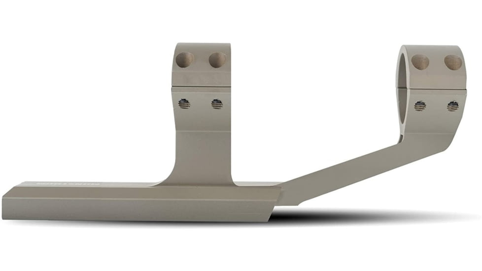 Monstrum H-Series V2 Hollow Frame Offset Cantilever Picatinny Scope Mount, 1in, Flat Dark Earth, MH255-T