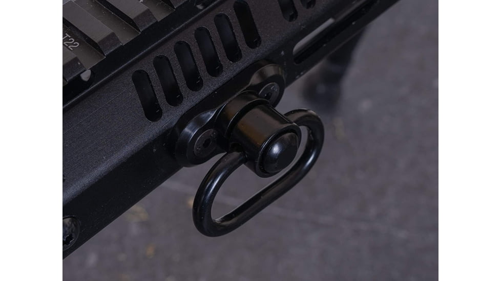 Monstrum M-Lok Sling Adapter with Quick Detach Sling Swivel, Black, MS-A-B