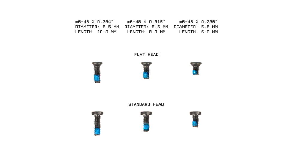 Monstrum 6-48 Gunsmithing Screw Pack
