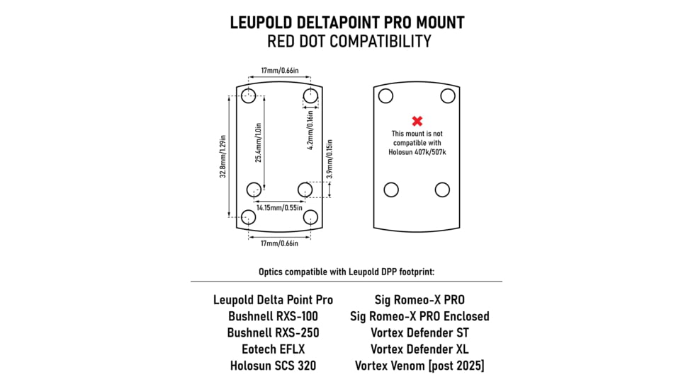 Monstrum 7075 Series Adapter Red Dot Sight Mount