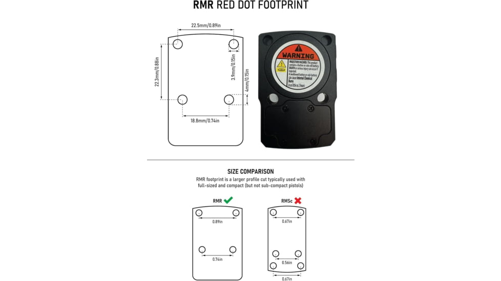 Monstrum 7075 Series Red Dot Mounting Plate for CZ P10 Optics Ready Pistols