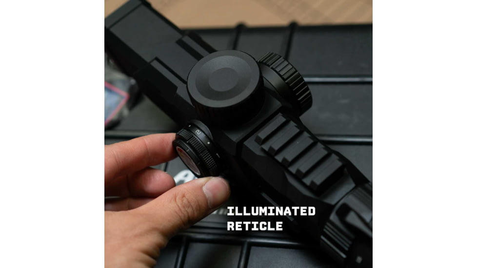 Monstrum Archangel X2 1-10x24mm LPVO 30mm Tube Rifle Scope, First Focal Plane