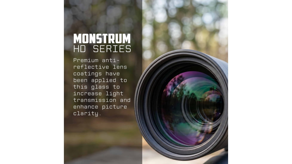 Monstrum Beast 4-12x44mm 30mm Tube Rifle Scope, Second Focal Plane