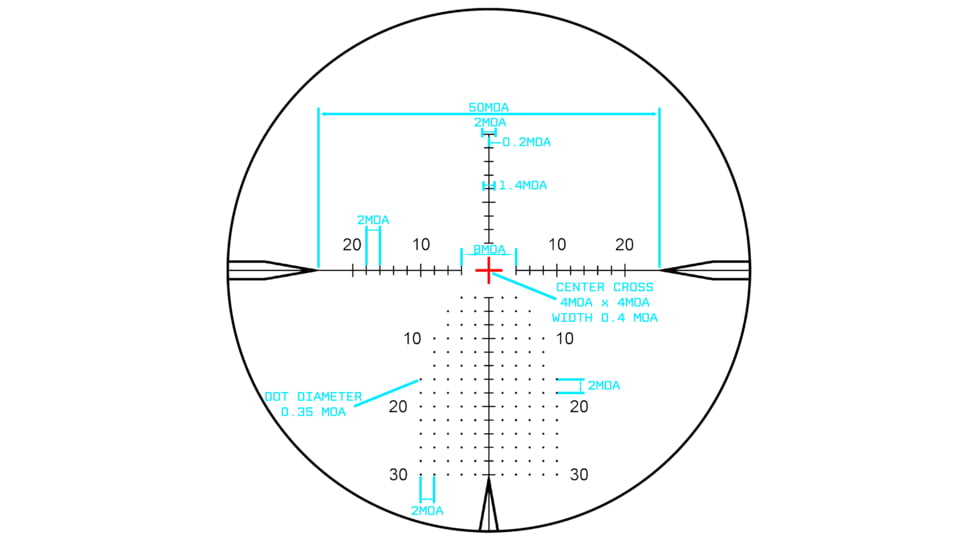 Monstrum Challenger 3-18x50mm 30mm Rifle Scope, First Focal Plane