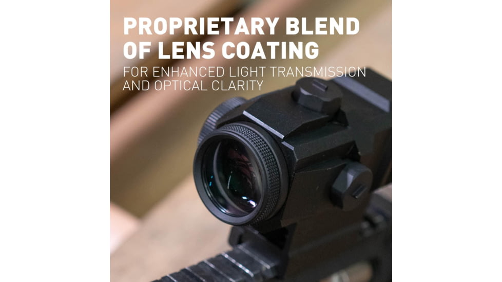 Monstrum Cyborg 3x24mm Prismatic Red Dot Sight w/ Shake Awake