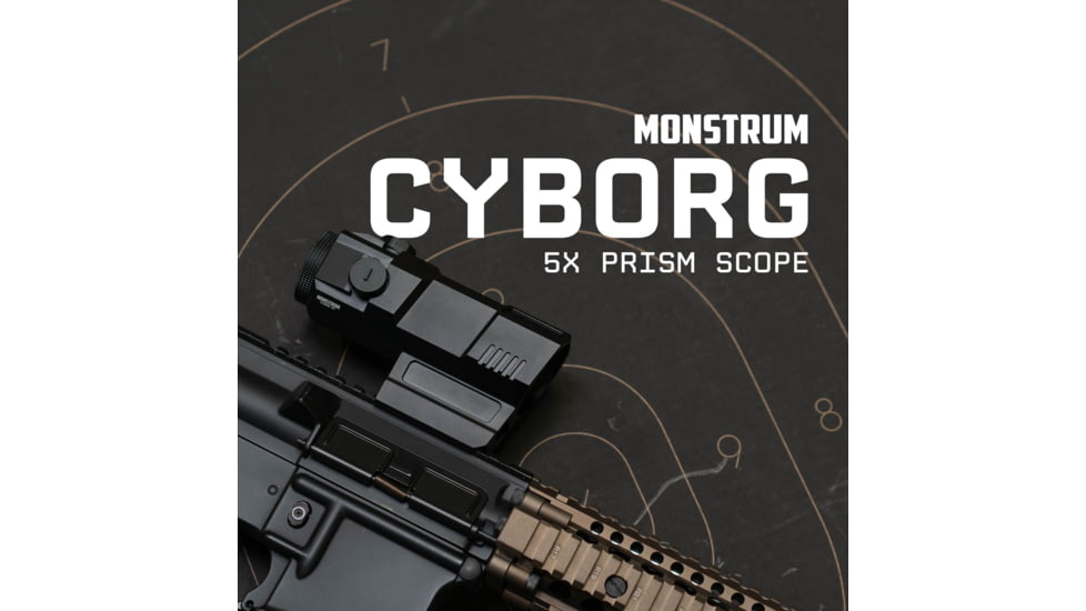 Monstrum Cyborg V2 5x20mm Prismatic Red Dot Sight w/ Shake Awake