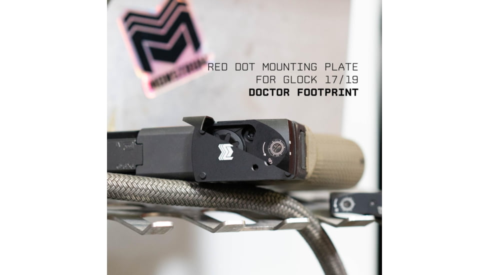 Monstrum Dovetail Red Dot Mounting Plate for Glock Pistols