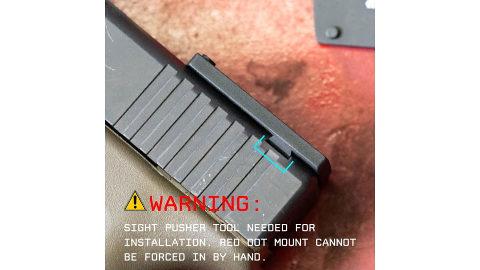 Monstrum Dovetail Red Dot Mounting Plate for Glock Pistols