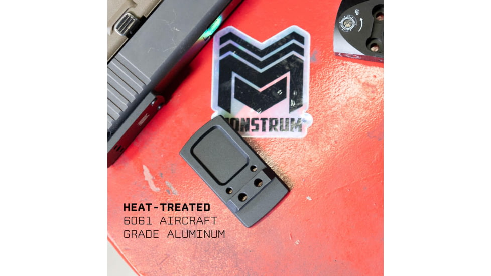 Monstrum Dovetail Red Dot Mounting Plate for Glock Pistols