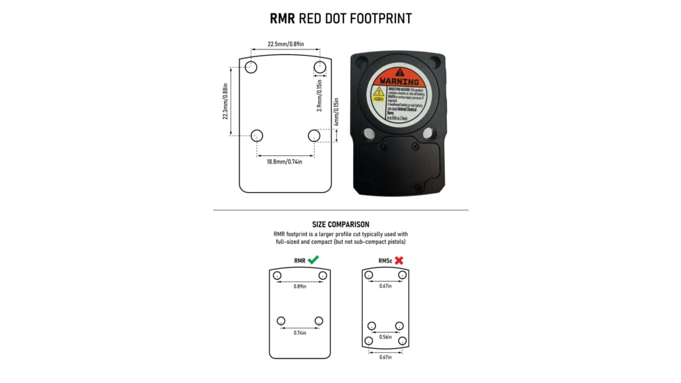 Monstrum Grimlock Universal Red Dot Mount