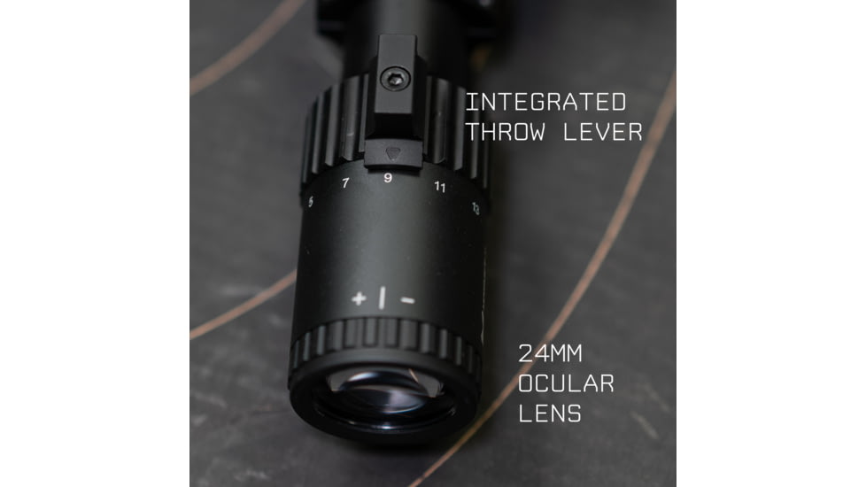 Monstrum Hornet II 3-15x50mm 30mm Tube Rifle Scope, First Focal Plane, MOA Reticle, Black, FFH315XG2-CM6