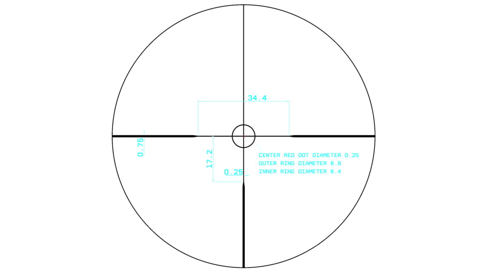 Monstrum Panzer 2-10x40 LPVO 1in Tube Rifle Scope, Second Focal Plane