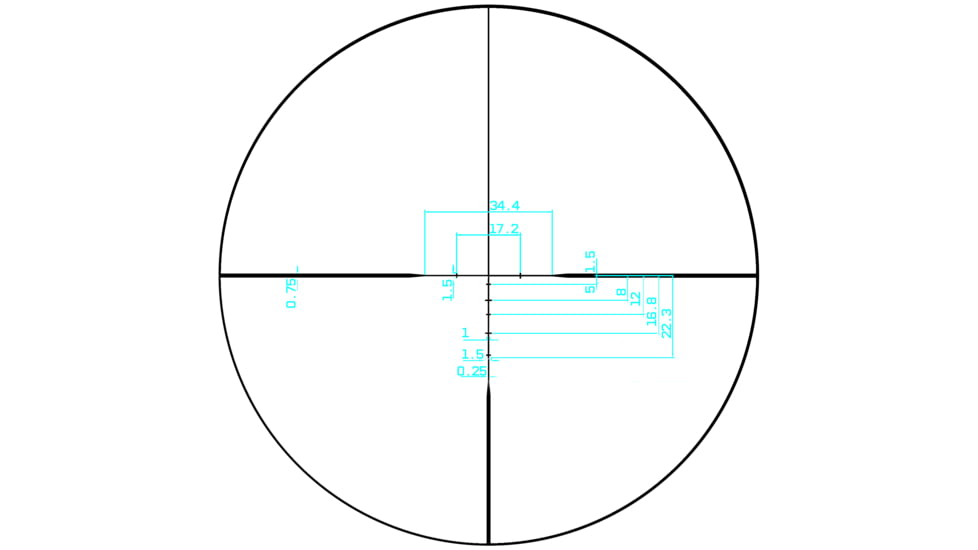 Monstrum Panzer 2-10x40 LPVO 1in Tube Rifle Scope, Second Focal Plane