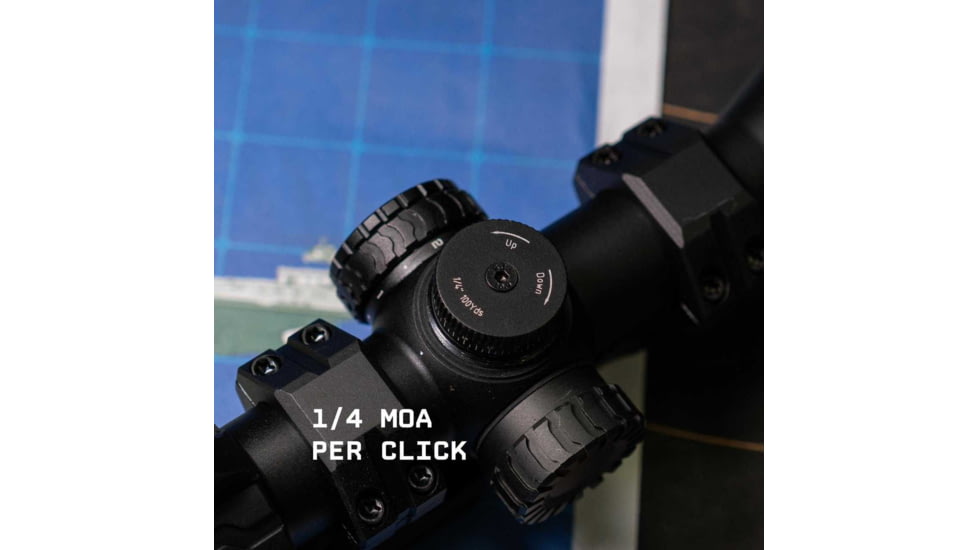 Monstrum Panzer 3-9x40mm 1in Tube Rifle Scope, Second Focal Plane, FMR2 Reticle, Black, SZA3940B-FMR2