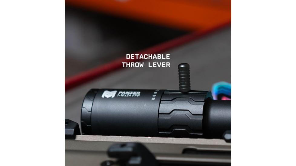 Monstrum Panzer ED 1-6x24mm LPVO 30mm Rifle Scope, First Focal Plane