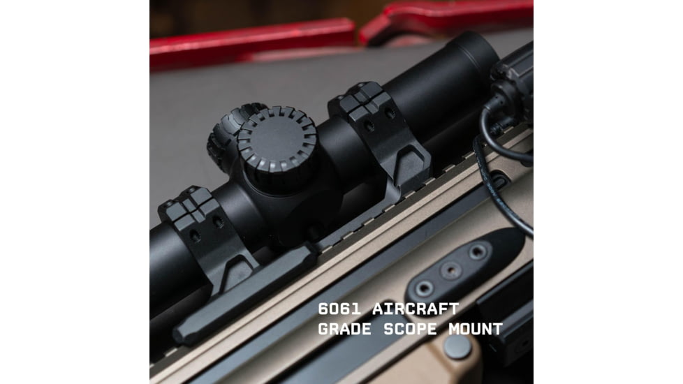 Monstrum Panzer ED 1-6x24mm LPVO 30mm Rifle Scope, First Focal Plane