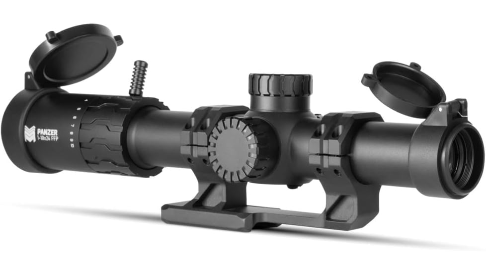 Monstrum Panzer ED 1-6x24mm LPVO 30mm Rifle Scope, First Focal Plane