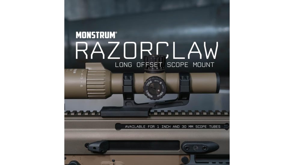 Monstrum Razorclaw Ultralight Dual Ring Scope Mount