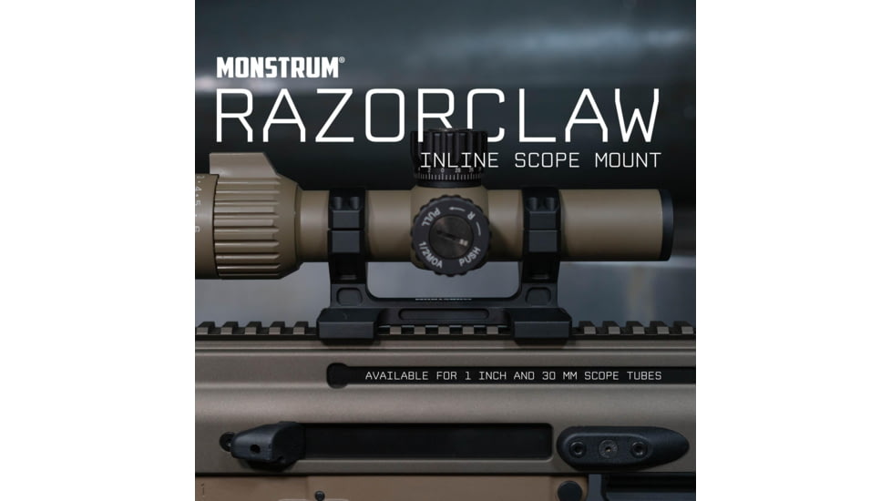 Monstrum Razorclaw Ultralight Dual Ring Scope Mount