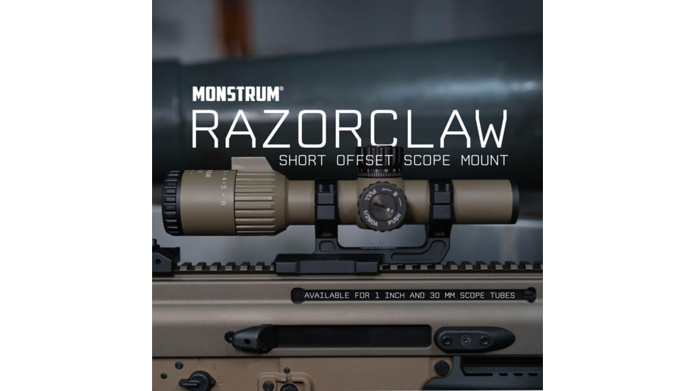Monstrum Razorclaw Ultralight Dual Ring Scope Mount